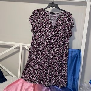 Vibe brand 2x short floral dress/tunic top.